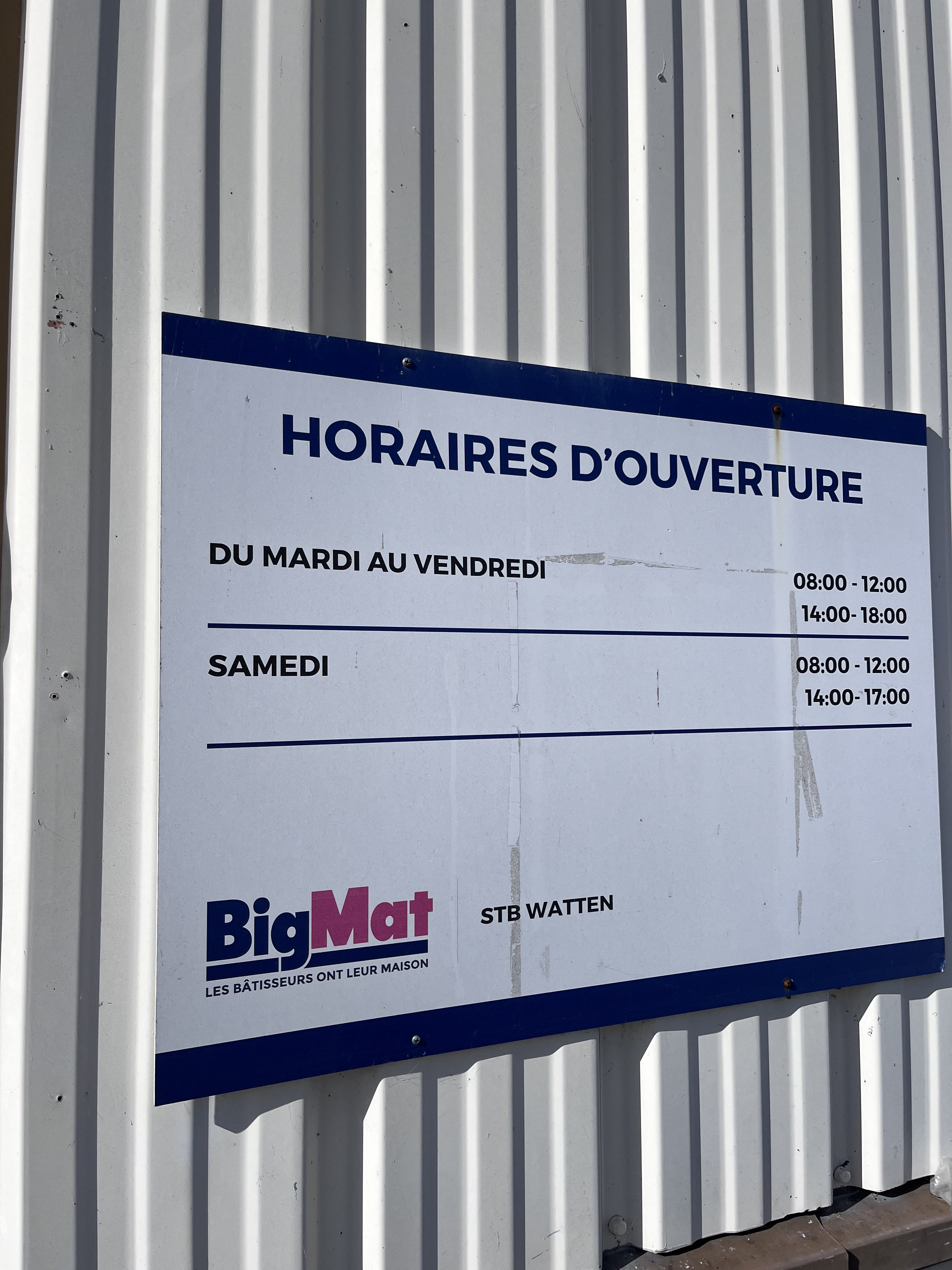 Photo officielle de BigMat Watten - STB